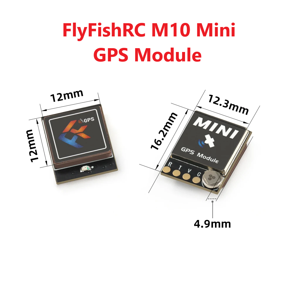 Drone Kit Long Range - FlyFishRC M10 Mini modulo GPS Antenna