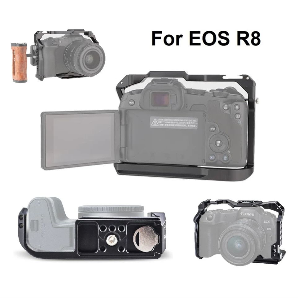 Canon Camera Eos R8 - Gabbia per fotocamera con telaio protettivo