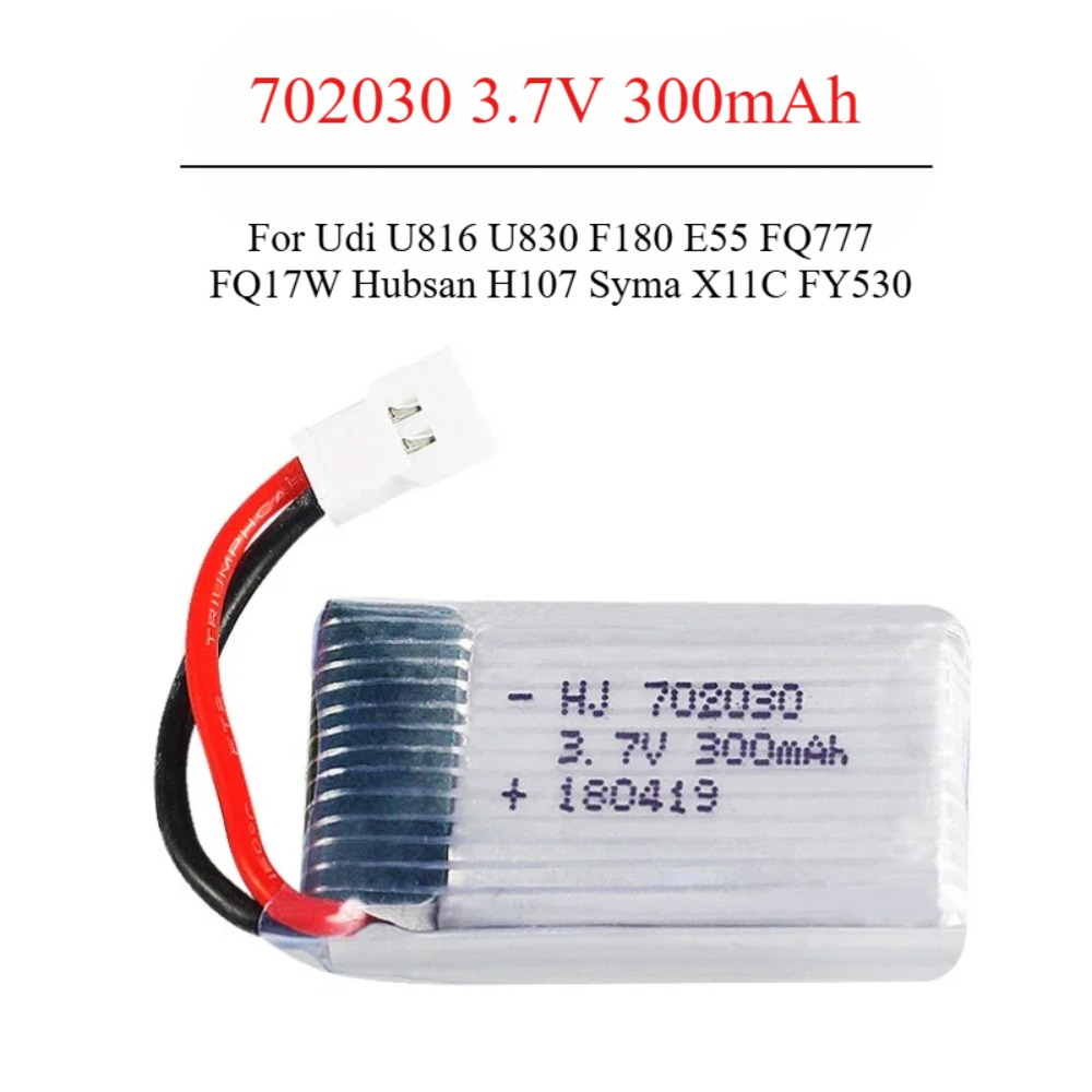 Drone Kit Beginner - Batteria Lipo 3.7V 300mAh U816 F180