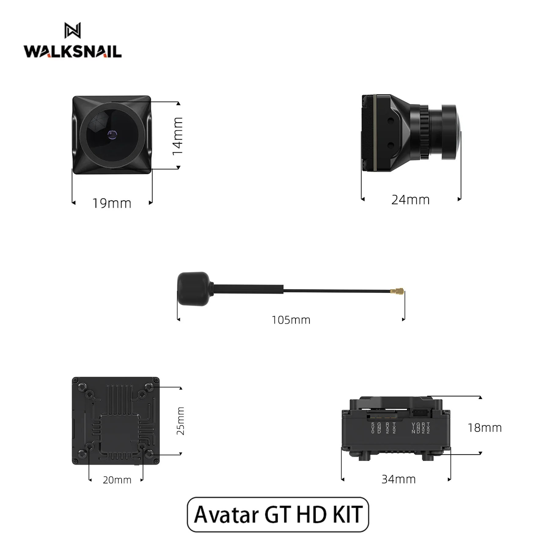 Walksnail Avatar GT HD KIT 2W  - Drone Kit Fpv recensione e prezzo
